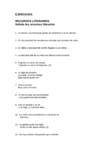 10 ejercicios prácticos para dominar los recursos literarios - Poemas Blog