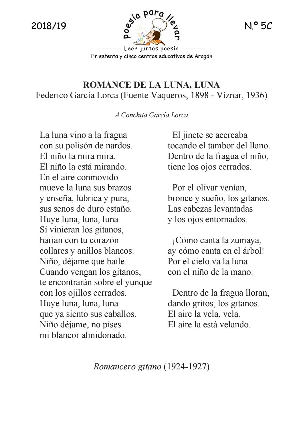 El Romance de la Luna: La Poesía Lírica de Federico García Lorca