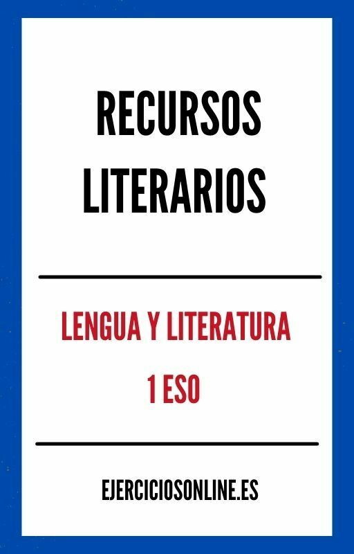 Recursos literarios en el aula: Ejercicios prácticos para estudiantes de 1º de ESO (PDF)