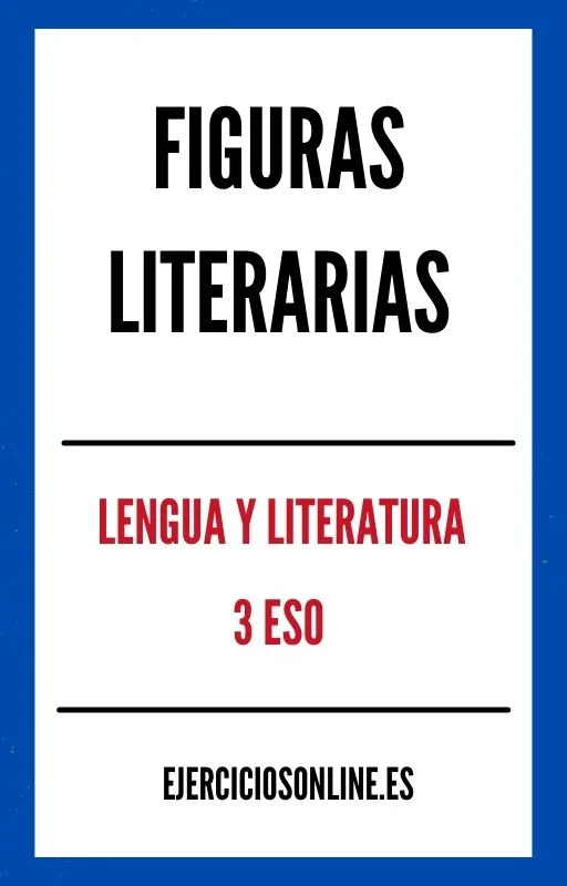 Descarga gratis: Ejercicios resueltos de figuras literarias 3º ESO en PDF