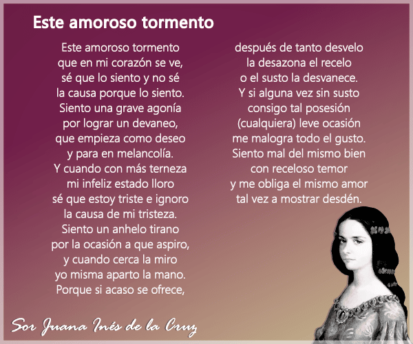 Descubre el poema famoso de Sor Juana Inés de la Cruz que conquistó corazones
