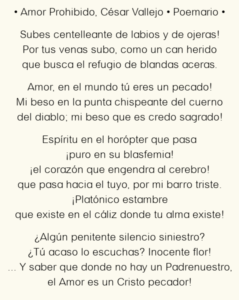 La pasión desbordante en los poemas de amor de Cesar Vallejo - Poemas Blog