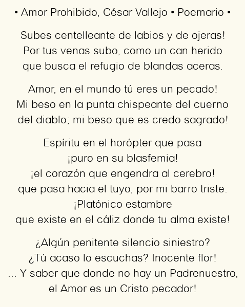 La pasión desbordante en los poemas de amor de Cesar Vallejo
