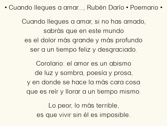 Poemas de desamor de Rubén Darío: una mirada profunda al dolor del amor perdido
