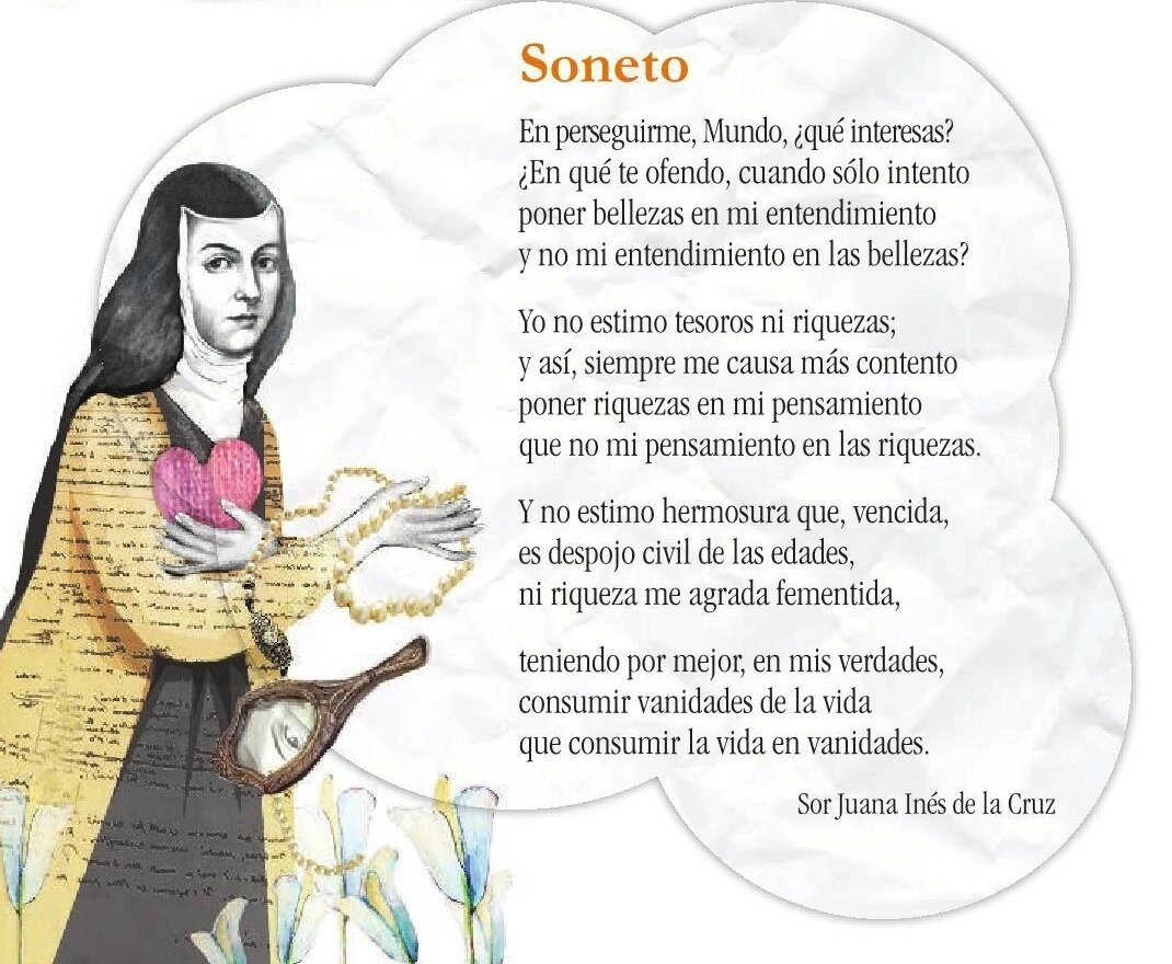 Sor Juana Inés: La pluma poderosa de sus poemas enaltecidos